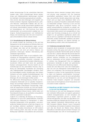 Vorschauseite 4: Leitlinien Forschung im Care und Case Management (DGCC)