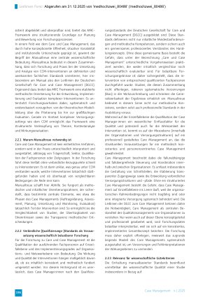 Vorschauseite 5: Leitlinien Forschung im Care und Case Management (DGCC)