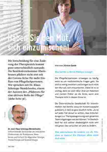 Vorschauseite 1: Haben Sie den Mut, sich einzumischen!