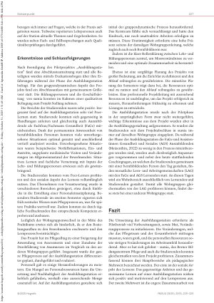Vorschauseite 3: Gemeinsame Verantwortung, gemeinsames Lernen Ausbildungsstation – Umsetzung im Langzeitbereich