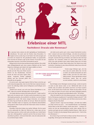 Vorschauseite 1: Erlebnisse einer MTL Nachtdienst: Dracula oder Rennmaus?