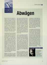 Vorschauseite 1: Abwägen