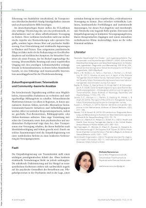 Vorschauseite 3: Trans*Entpathologisierung Fortschritt oder Stagnation?