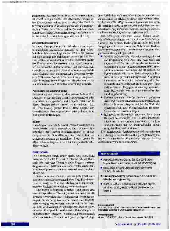 Vorschauseite 6: Diagnose des Harnwegsinfekts