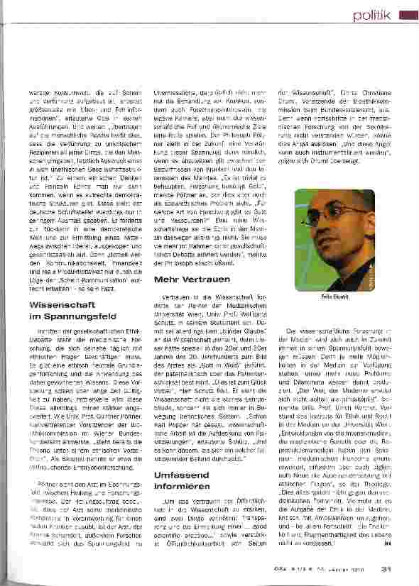 Vorschauseite 2: Neues Wertesystem erforderlich