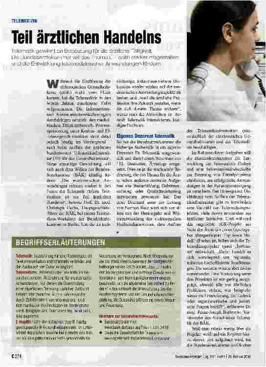 Vorschauseite 1: Teil ärztlichen Handelns