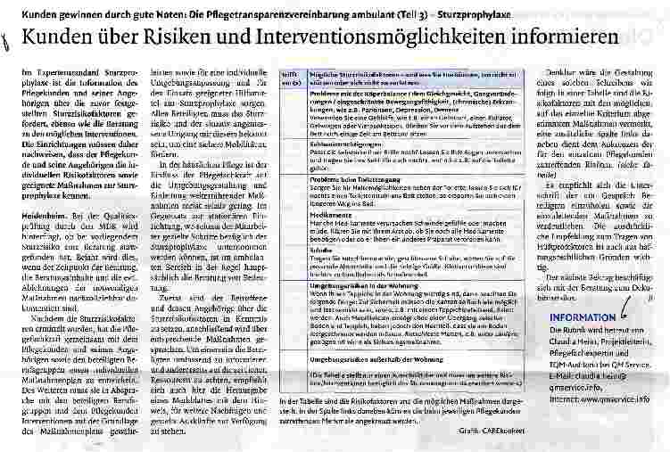 Vorschauseite 1: Kunden über Risiken und Interventionsmöglichkeiten informieren