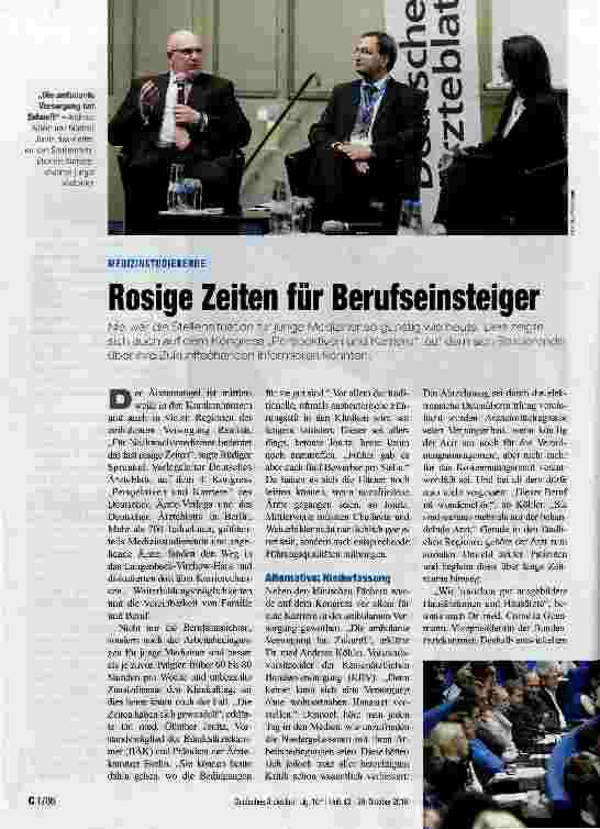 Vorschauseite 1: Rosige Zeiten für Berufseinsteiger