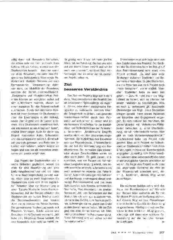 Vorschauseite 2: Patientensicht erleben