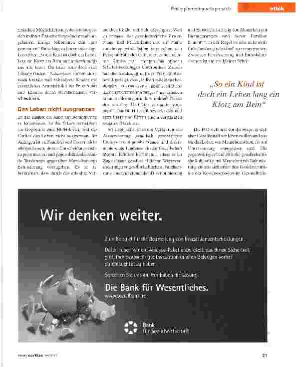 Vorschauseite 3: Eltern mit behinderten Kindern nicht alleinlassen