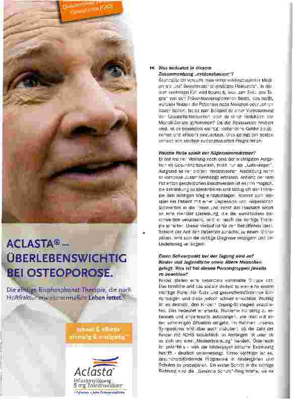 Vorschauseite 2: Prävention anstelle kurativer Medizin