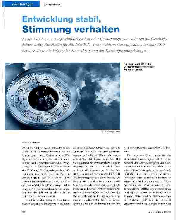 Vorschauseite 1: Entwicklung stabil, Stimmung verhalten
