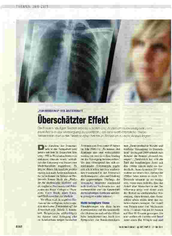 Vorschauseite 1: Überschätzter Effekt