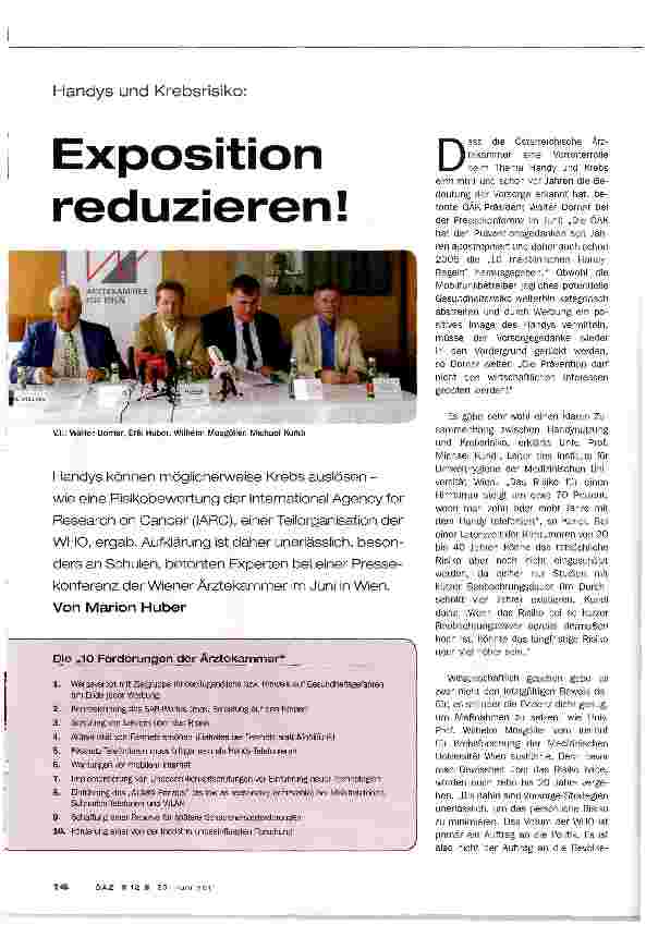 Vorschauseite 1: Exposition reduzieren!