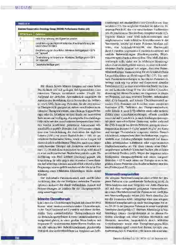 Vorschauseite 4: Behandlung akuter mye älterer Patienten mit oischer Leukämie