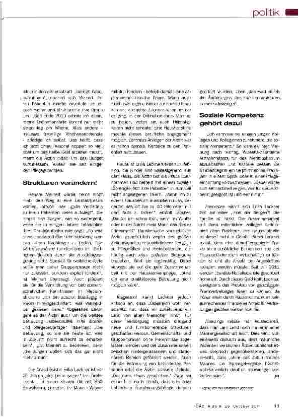 Vorschauseite 2: Sorgenvolle Zukunft