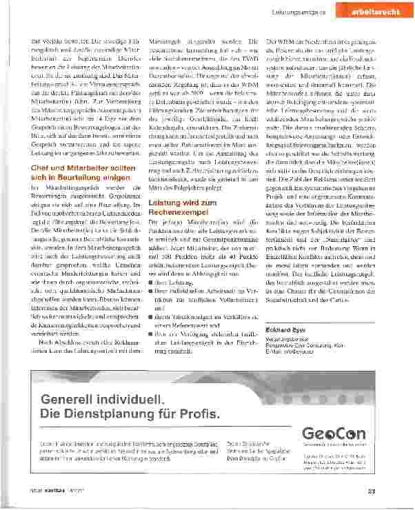 Vorschauseite 4: Caritas kann tariflich nach Leistung vergüten