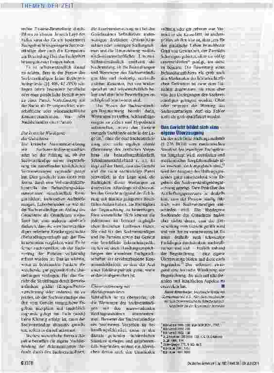 Vorschauseite 3: Ohne den Sachverständigen ist der Richter faktisch hilflos