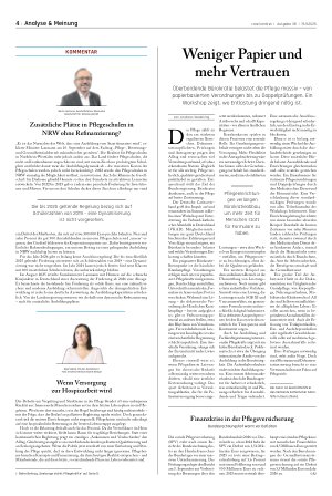 Vorschauseite 1: Weniger Papier und mehr Vertrauen
