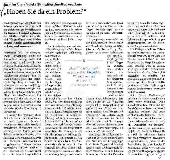 Vorschauseite 1: Haben Sie da ein Problem?