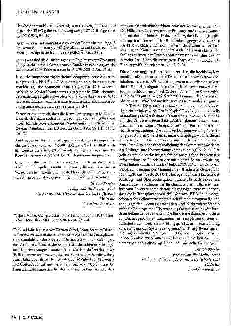 Vorschauseite 5: Probleme bei der Umsetzung der Vorschrift zur Ausübung vorbehaltener Tätigkeiten (§ 4 Pflegeberufegesetz) - Anmerkungen und Lösungsvorschläge
