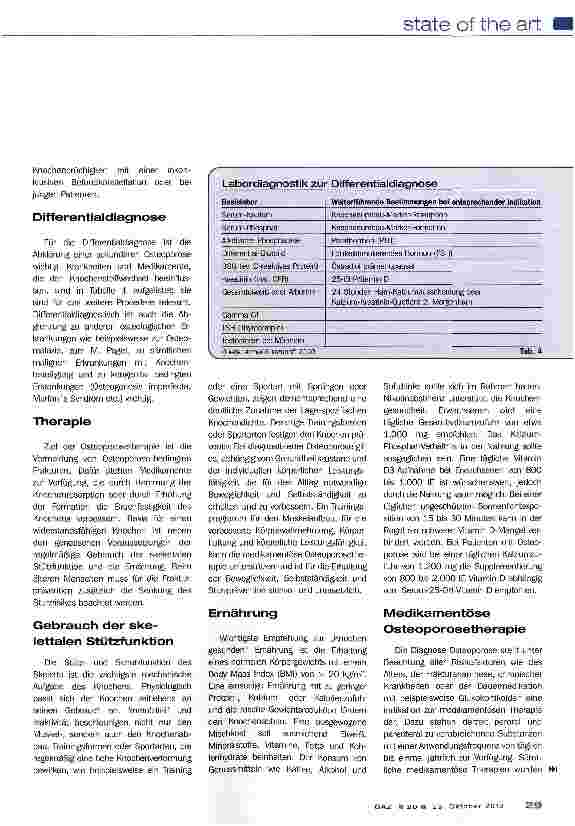 Vorschauseite 5: Management der Osteoporose