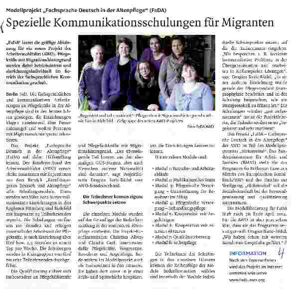 Vorschauseite 1: Spezielle Kommunikationsschulungen für Migranten
