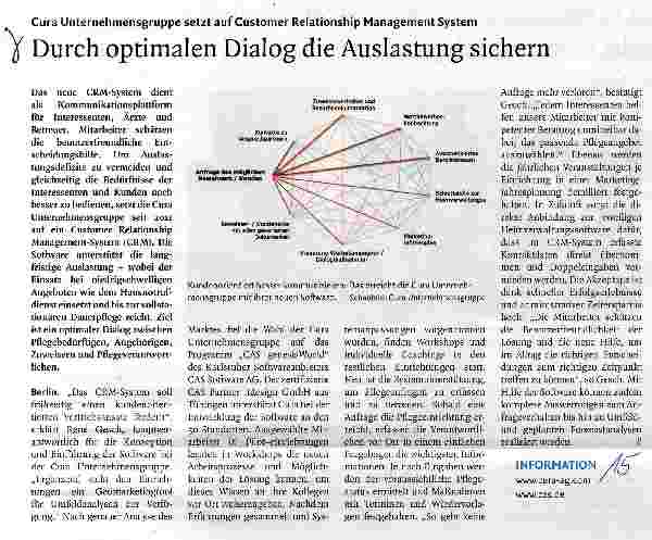 Vorschauseite 1: Durch optimalen Dialog die Auslastung sichern