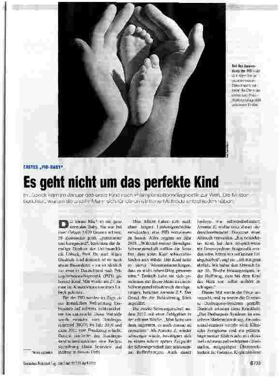 Vorschauseite 1: Es geht nicht um das perfekte Kind