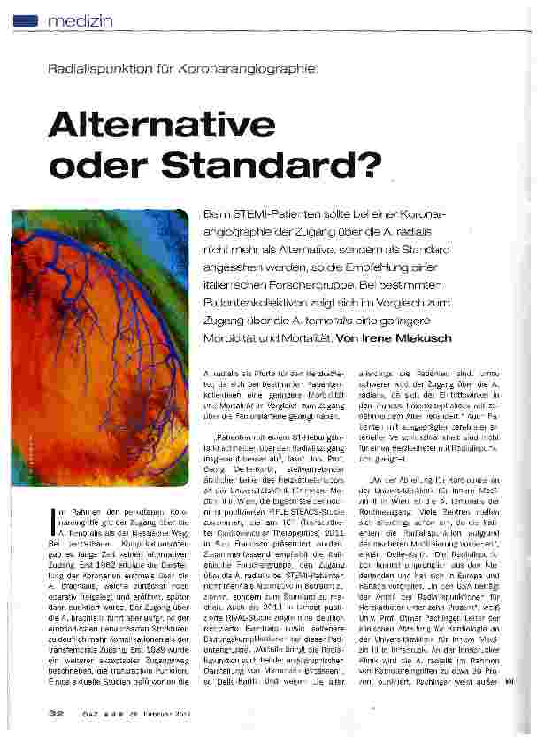 Vorschauseite 1: Alternative oder Standard?