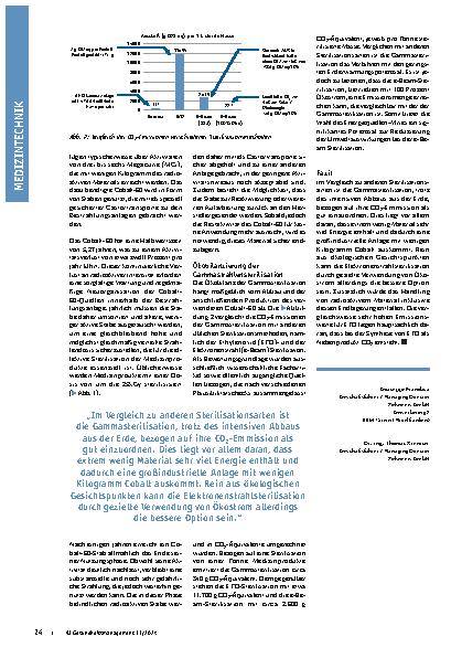 Vorschauseite 3: Ökobilanzierung der Sterilisation von Medizinprodukten - Umweltauswirkungen und Nachhaltigkeitsbewertung der Gammastrahlensterilisation