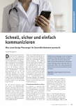 Vorschauseite 1: Schnell, sicher und einfach kommunizieren. Was zuverlässige Messenger im Gesundheitswesen ausmacht.