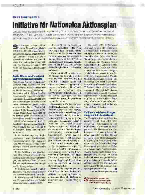Vorschauseite 1: Initiative für Nationalen Aktionsplan