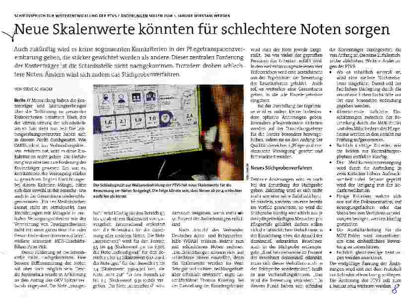 Vorschauseite 1: Skalenwerte könnten für schlechtere Noten sorgen