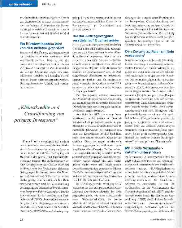 Vorschauseite 2: EU will Sozialunternehmen stärker unterstützen