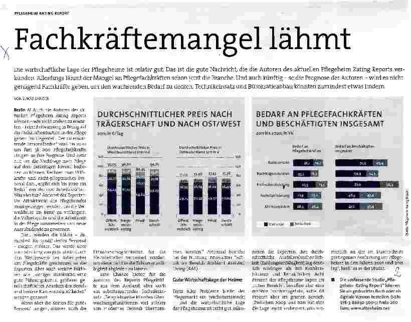 Vorschauseite 1: Fachkräftemangel lähmt