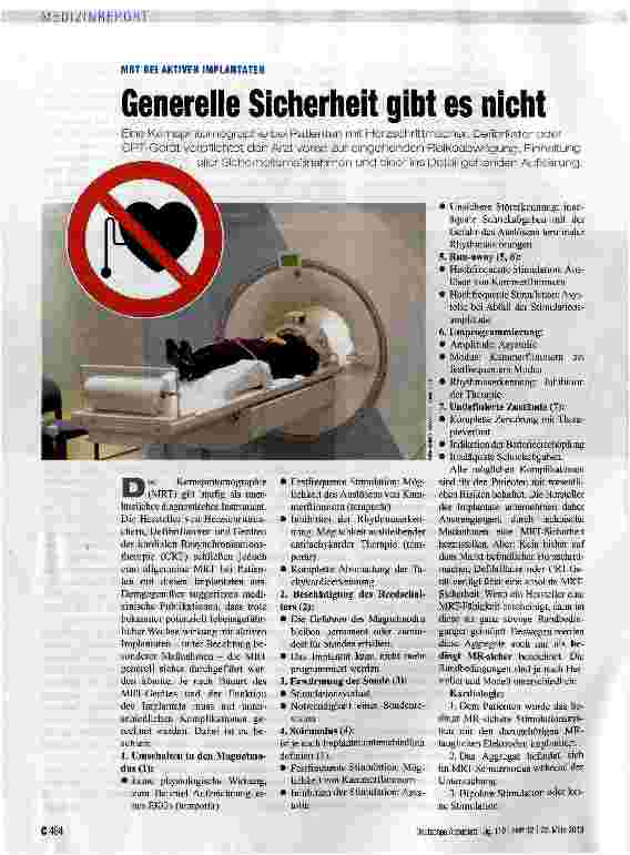 Vorschauseite 1: Generelle Sicherheit gibt es nicht