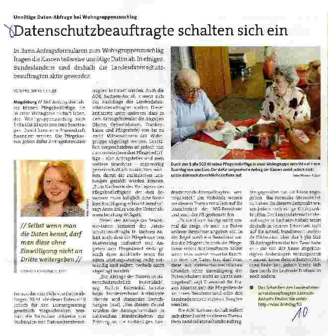 Vorschauseite 1: Datenschutzbeauftragte schalten sich ein