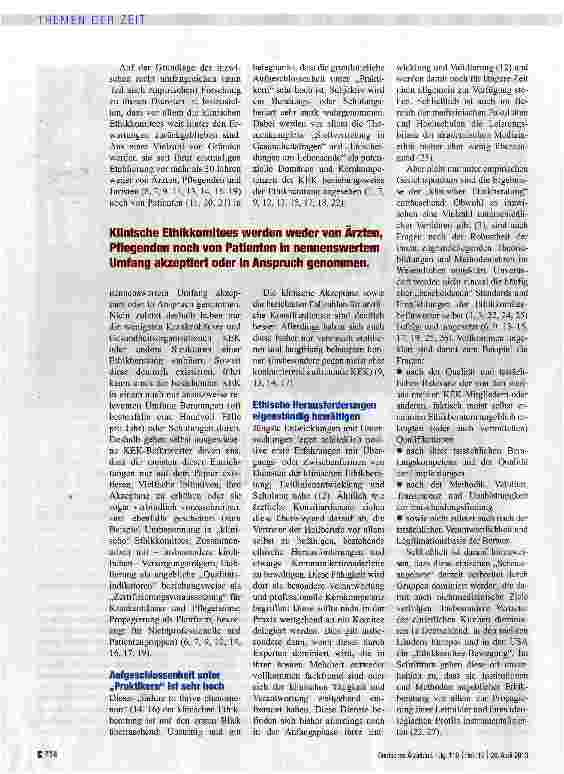 Vorschauseite 2: Ethische Kernkompetenzen in die Medizin zurückholen
