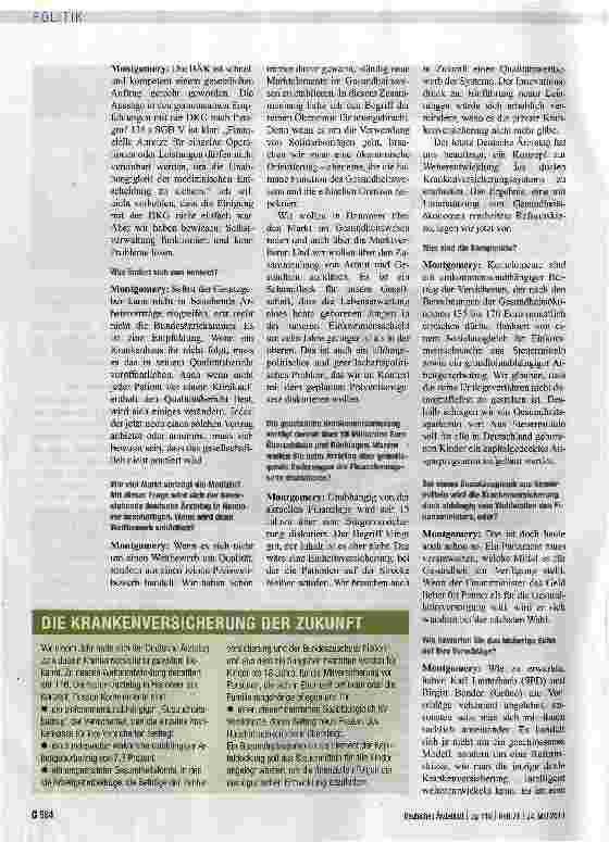 Vorschauseite 2: „Die Ökonomie muss ethische Grenzen respektieren
