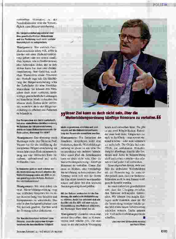 Vorschauseite 3: „Die Ökonomie muss ethische Grenzen respektieren