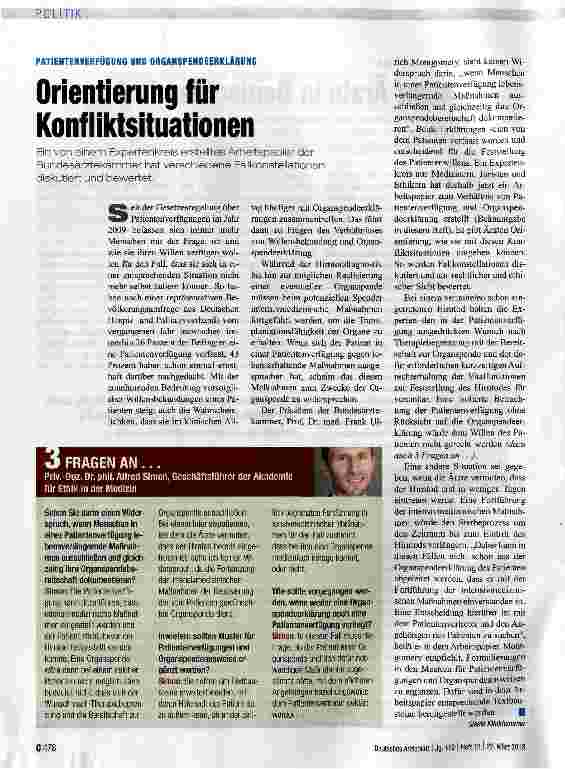 Vorschauseite 1: Orientierung für Konfliktsituationen
