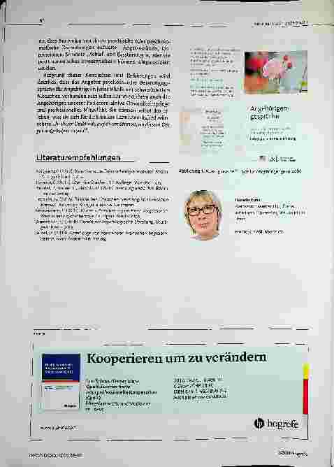 Vorschauseite 6: Gesprächszeit für belastete Angehörige - Angebot einer Pflegeexpertin am Universitätsklinikum Bonn