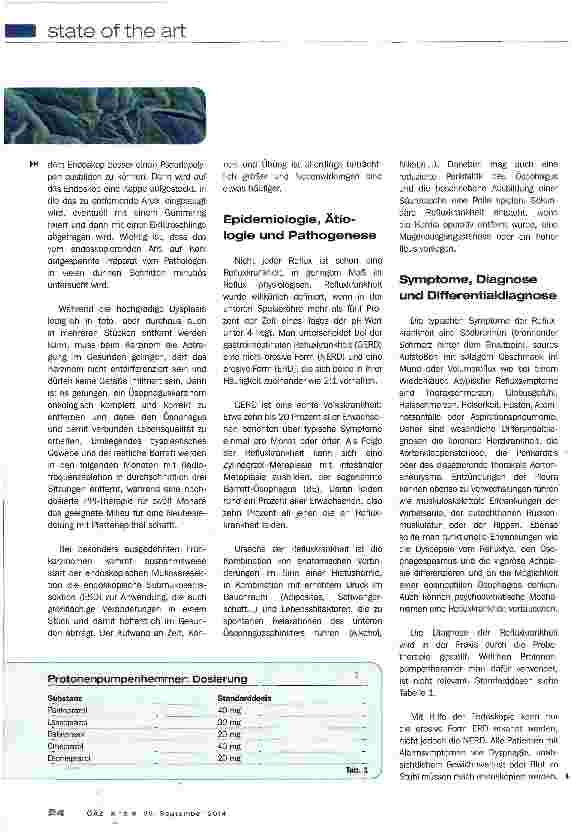Vorschauseite 3: Refluxkrankheit
