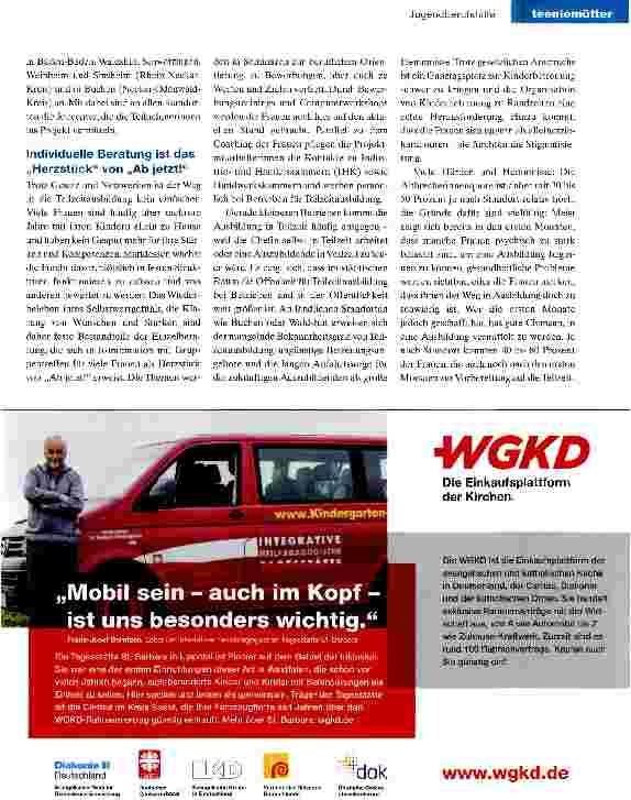 Vorschauseite 2: „Ab jetzt! - Teilzeitausbildung für Alleinerziehende