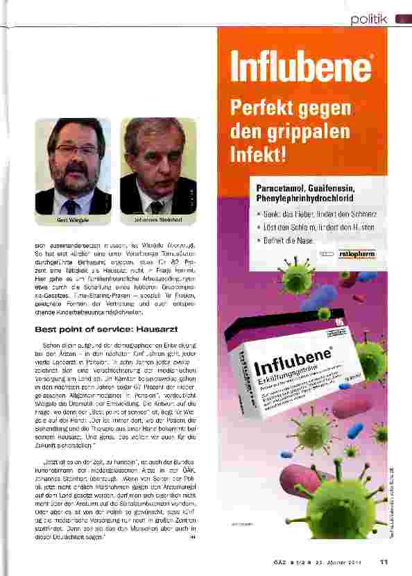 Vorschauseite 2: Landmedizin - Basisversorgung sichern