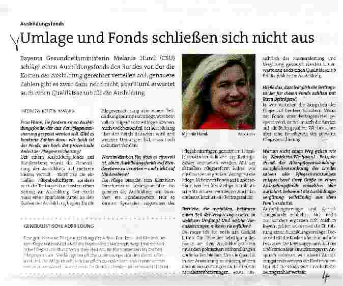 Vorschauseite 1: Umlage und Fonds schließen sich nicht aus