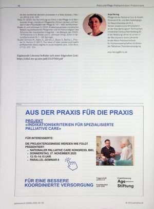 Vorschauseite 6: Würde als Grundmotiv des Wohlbefindens im Hospiz Der Klang des Echolots in der pflegerischen Begegnung