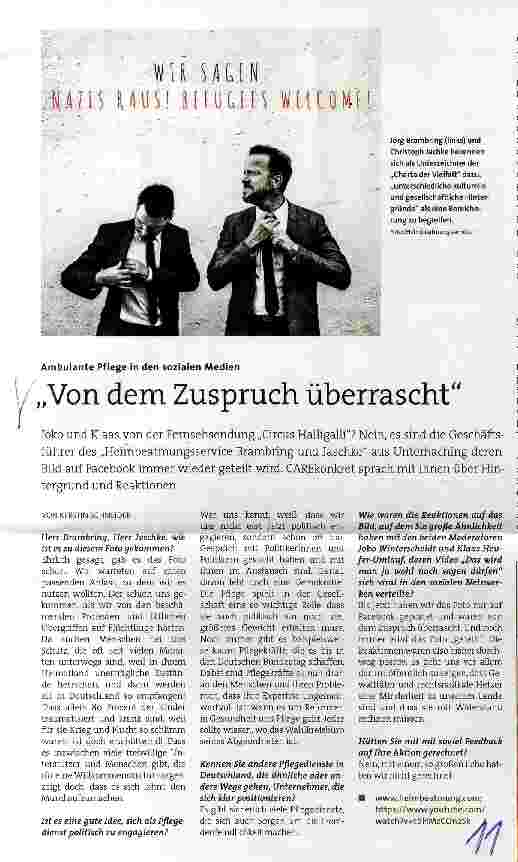 Vorschauseite 1: Von dem Zuspruch überrascht