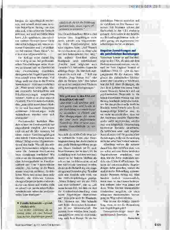 Vorschauseite 2: Wenn die Familie Patient ist